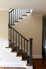 Anyone have a good black paint to. Black Pine Studio Dark Painted Stair Rail Beautiful Painted Stair Railings Stair Banister Painted Stairs