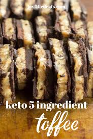 The quickest and easiest christmas candies you can make, with limitless options for different flavors! Sugar Free Toffee Candy Keto Easy Low Carb Joy Filled Eats