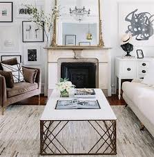 Coastal Sea Grass Antique Brass Coffee Table In 2020 Modern Dining Room Set Brass Coffee Table Couch And Chair Set