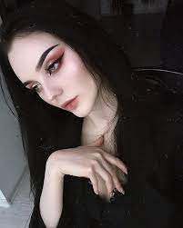 Long Black Straight Hair In 2021 Synthetic Lace Wigs Jet Black Hair Black Metal Girl