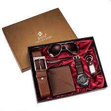 Shopping for anyone can be tough, but finding a gift for the man in your life can sometimes feel impossible. In Stock Man Birthday Gift Men Gift Set Watch Set For Men Artificial Leather Watch Sunglasses Wallet Gift Set With Gift Box Organizer Lazada Singapore