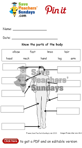 Students begin by cutting out the head and torso pieces and pasting them and the smaller body parts in the proper location. 20 Grade 2 Science Worksheets Body Parts