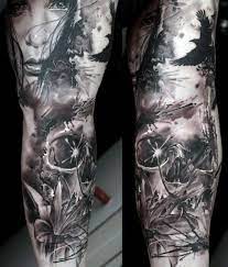 Couples can try matching skull candy tattoos and a cool idea would be to tie up two skulls along with pretty flowers just like this. The 110 Best Skull Tattoos For Men Improb