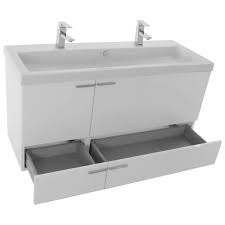 In larger bathrooms with two sinks, a towel closet, a bathtub, etc., consider sconces that are 19 inches or taller. Acf Ans217 Bathroom Vanity New Space Nameek S