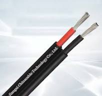 4mm DC Solar Cable Tinned Copper Conductor Red Black Twin Cable Electrical  Wire Power Station Use XLPE Insulation PVC