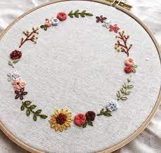 Live simple hand embroidery pattern. Cute Floral Wreath Hand Embroidery Pattern Pdf Download Etsy Hand Embroidery Pattern Embroidery Flowers Pattern Embroidery Patterns Vintage