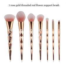 rose gold makeup brush set professional