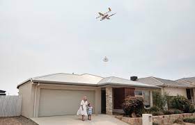 First boil or bake then a quick deep fry for the crust. Alphabet S Wing Tests Drone Deliveries From Shopping Center Rooftops In Australia Engadget