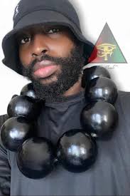 Large Black Akuma Necklace