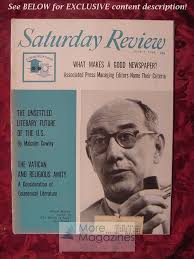 Saturday Review June 9 1962 HIRAM HAYDN MALCOLM COWLY JOHN H. COLBURN