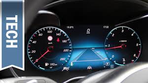 Digitaler Tacho Volldigitales Instrumenten Display In Der Mercedes Benz C Klasse Youtube