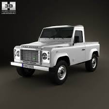 3d Model Of Land Rover Defender 90 Pickup 2011 Mercedes Benz G Class Volkswagen Routan Land Rover