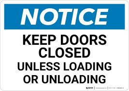 keep door closed signs keep door closed sign closed signs closed doors