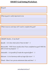 Free Smart Goal Setting Worksheet To Download