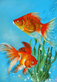 Zolotye Rybki Kartiny Hudozhnika Fede Venzel Ekaterina Viktorovna Proizvedeniya Iskusstva S Rybami Akvarelnye Ryby Kartiny V Stile Abstraktnogo Iskusstva