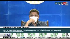 Duterte's populist politics (dutertismo) mobilises public support through a mix of coercion and … Philippines President Duterte Says You Choose Covid Vaccine Or I Will Have You Jailed News Independent Tv
