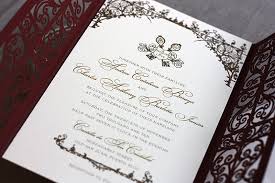 Formal wedding invitation wording, traditional wedding invitation wording. Spanish Style Laser Cut Invitations