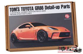 1:24 Toms Toyota GR86 Body Kit Transkit | HD03-0668 | Hobby Design