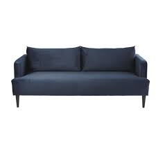 3 Sitzer Sofa Aus Samt Nachtblau Giulia Sofa 3 Sitzer Sofa Mobel Sofa