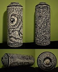 Lata Customizada Custom Spray Can Spray Can Art Stencil Street Art Cool Art Projects