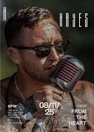 Tonight from 8pm 🎶🎤 Live music from K-Hayes Carvery served until 8pm &  Main food menu served until 9pm 💚