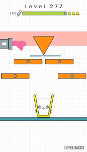 The glass is sad because it's empty. Happy Glass Level 277 Solution Level Hacks