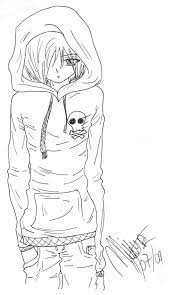 Anime chibi wolf boy wiki anime amino. Drawn Anime Emo Pencil And In Color Drawn Anime Emo Anime Coloring Pages Anime Boy Coloring Pages Coloring Pages Anime