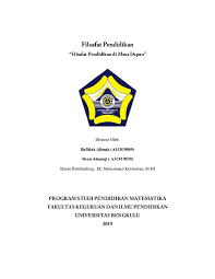 Pendidikan di malaysia adalah suatu usaha berterusan ke arah memperkembangkan lagi potensi individu secara menyeluruh dan bersepadu untuk mewujudkan insan yang seimbang dan harmonis dari segi intelek, rohani, emosi dan jasmani berdasarkan kepercayaan. Pdf Filsafat Pendidikan Di Masa Depan Rafidah Alimah Academia Edu