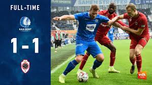 Makhtar gueye (73') was the scorer for oostende. Kaa Gent Antwerp 1 1 Md16 Jpl 2019 2020 Youtube