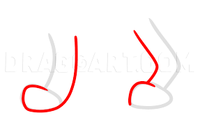 Step 2 draw two small ovals on the left side of the triangle. How To Draw Cat Paws Step By Step Drawing Guide By Dawn Dragoart Com