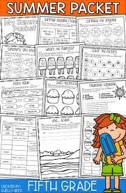 5th Grade Summer Packet Summer Packet For 5th To 6th Grade Summer Packet Summer Worksheets Summer School Activities
