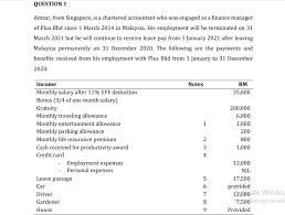 Employment act malaysia, 2012) and those engaged in manual labour. Notes 1 Amzar Made A Claim Of Rm13 000 Which Was Chegg Com