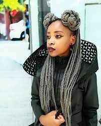 Thinking Of Grey Braids? Here's What It Really Looks Like On 9 Women | BN  Style | Grey hair braids, Natural hair braids, Grey hair color