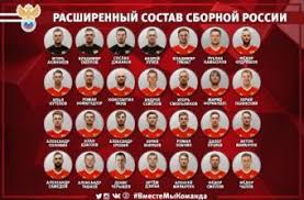 Состав сборной команды россии на чемпионате мира по футболу 2018. Sostav Sbornoj Rossii Po Futbolu Na Chm 2018