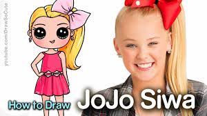 #drawsocute you believe it, you achieve it, you just d.r.e.a.m learn #howtodraw jojo siwa chibi easy, step by step drawing tutorial. How To Draw Jojo Siwa Youtube