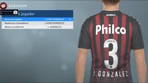 Jogadores que chegam e que saem. Nomes Corrigidos Dos Jogadores Do Atletico Paranaense Pes 2019 Youtube
