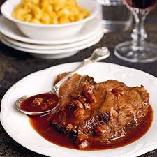 Rheinischer Sauerbraten Mit Rosinen Und Lebkuchen Rezept Rheinischer Sauerbraten Sauerbraten Rezepte