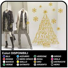 Stampa online le tue promozioni su adesivi riposizionabili da attaccare e staccare dalle vetrine del tuo negozio. Adesivi Natalizi Merry Christmas And Happy New Year Vetrofanie Natalizie Per Vetrine