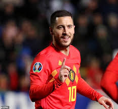 Chelsea forward eden hazard was the ring leader as belgium returned home from the 2018 world 03/2019, brussels (belgium) uefa made a portrait about eden and thorgan hazard 🤩 follow us. Cyprus 0 2 Belgium Eden Hazard Marks 100th Cap With Goal As Visitors Triumph In Euro 2020 Qualifier Daily Mail Online