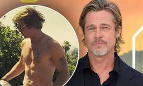 Brad Pitt Once Upon A Time In Hollywood Workout Routine Brad Pitt 55 Took Workouts Seriously Ahead Of Shirtless Scene Brad Pitt Brad Pitt Shirtless Brad Pitt Workout