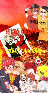Kirikami, eijiro, mha, kaminari, bnha, denki, cute, kirishima, HD phone  wallpaper | Peakpx