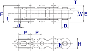 X Ring Roller Chain Maintenance Free Chain Usa Roller Chain