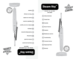 Combines the cleaning power of new swiffer steam pads with the strength of bissell steam. Bissell Steam Mop 1867 Series User Manual Pdf Download Manualslib
