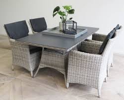 5 delige tuinset 4 utah tuinstoelen 160cm tuintafel tuinsets tuintafels tuinstoelen