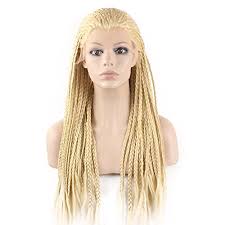 There's one thing you need to. Mxangel Heat Resistant 613 Blond Micro Braided Hair Wig Half Hand Tied Synthetic Lace Front Natural Long Blonde Micro Braid Wig Buy Online In Botswana At Botswana Desertcart Com Productid 27913436