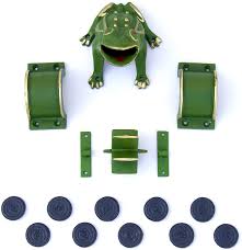 Maybe you would like to learn more about one of these? Amazon Com Cadenas Frog Game Sapo Game Toad In The Hole Game Complete Cast Iron 1 Frog Sapo 2 Bridges 1 Mill 2 Fasteners Y 10 Tokens Toys Games
