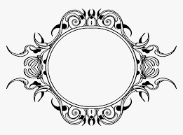 The image is png format with a clean transparent background. Computer Icons Oval Ornament Drawing Picture Frames Bingkai Bunga Hitam Putih Hd Png Download Transparent Png Image Pngitem