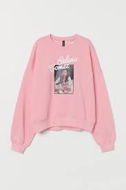 Pioneer camp size s black and white hoodie. Printed Sweatshirt Light Pink Selena Gomez Ladies H M Us In 2020 Printed Sweatshirts Sweatshirts Sweatshirt Fabric