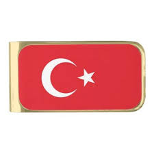 Patriotic Money Clip With Flag Of Turkey Zazzle Com Turkey Flag Fun To Be One Custom Money Clips