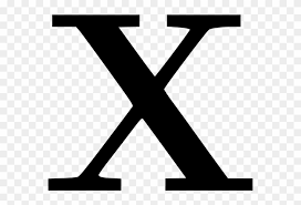 Download Vector Clip Art Svg File Big Letter X Free Transparent Png Clipart Images Download